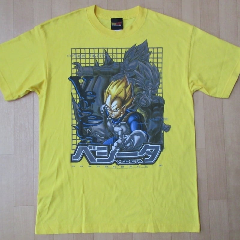 00's DRAGON BALL Z USA スーパーサイヤ人 ベジータ Tシャツ M ドラゴ...