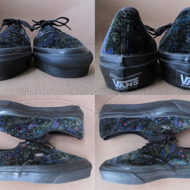 Vans authentic vintage sales black