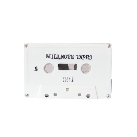 Millnote Tapes Tee (WH) w/ Millnote Tapes 001 (カセットテープ)