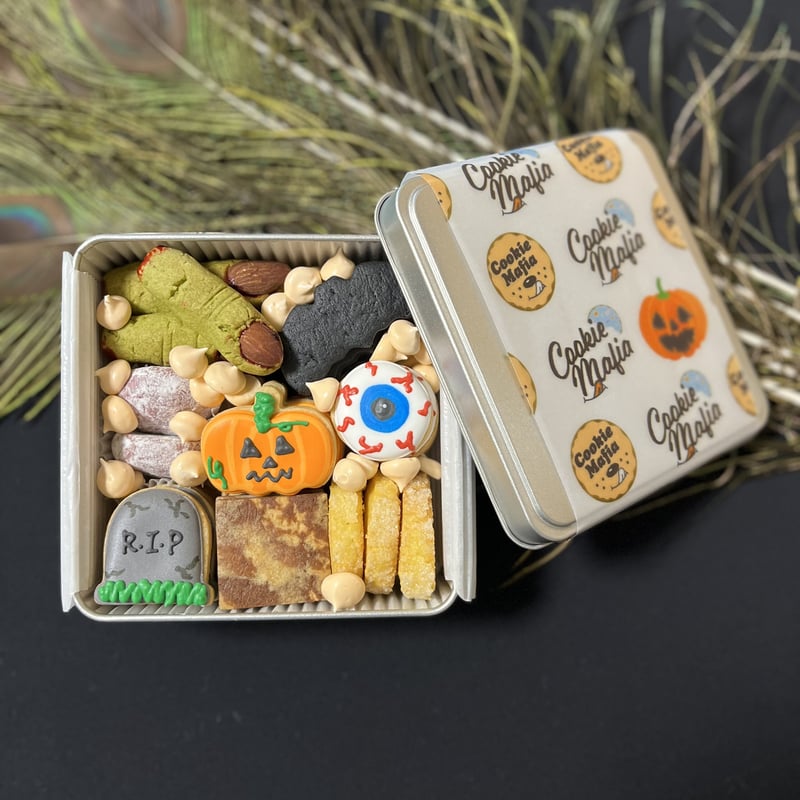 ハロウィンクッキー缶 | Cookie Mafia
