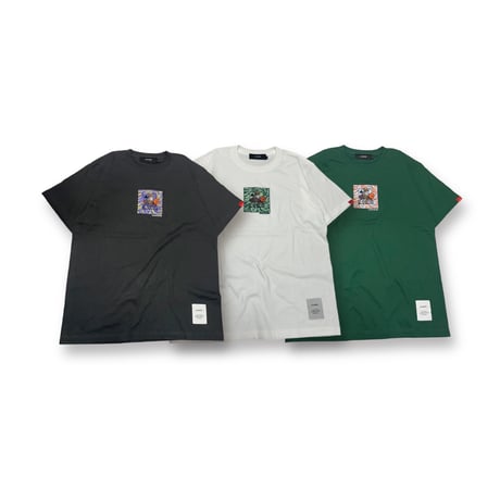 PLAYING CARD EMBROIDERY TEE SHIRTS
