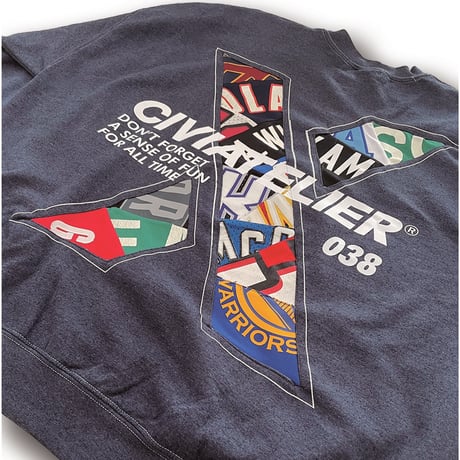 【No38:NAVY XL】10TH ANNIVERSARY CHOICE IS YOURS NBA REMAKE CREWNECK