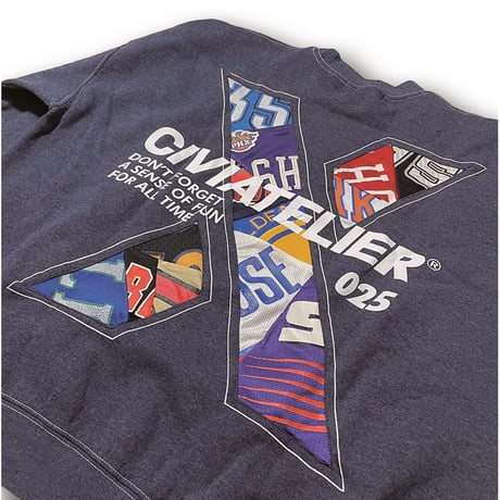 【No25:NAVY L】10TH ANNIVERSARY CHOICE IS YOURS NBA REMAKE CREWNECK