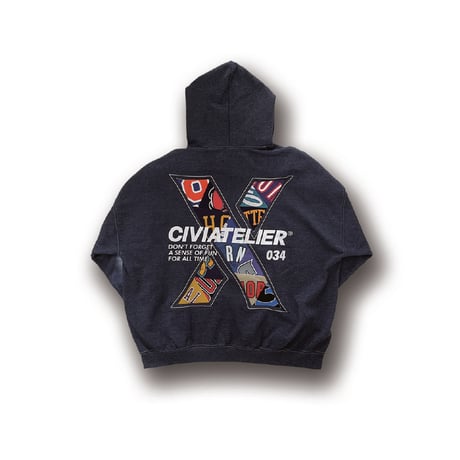 【No34:NAVY XXL】10TH ANNIVERSARY CHOICE IS YOURS NBA REMAKE HOODIE