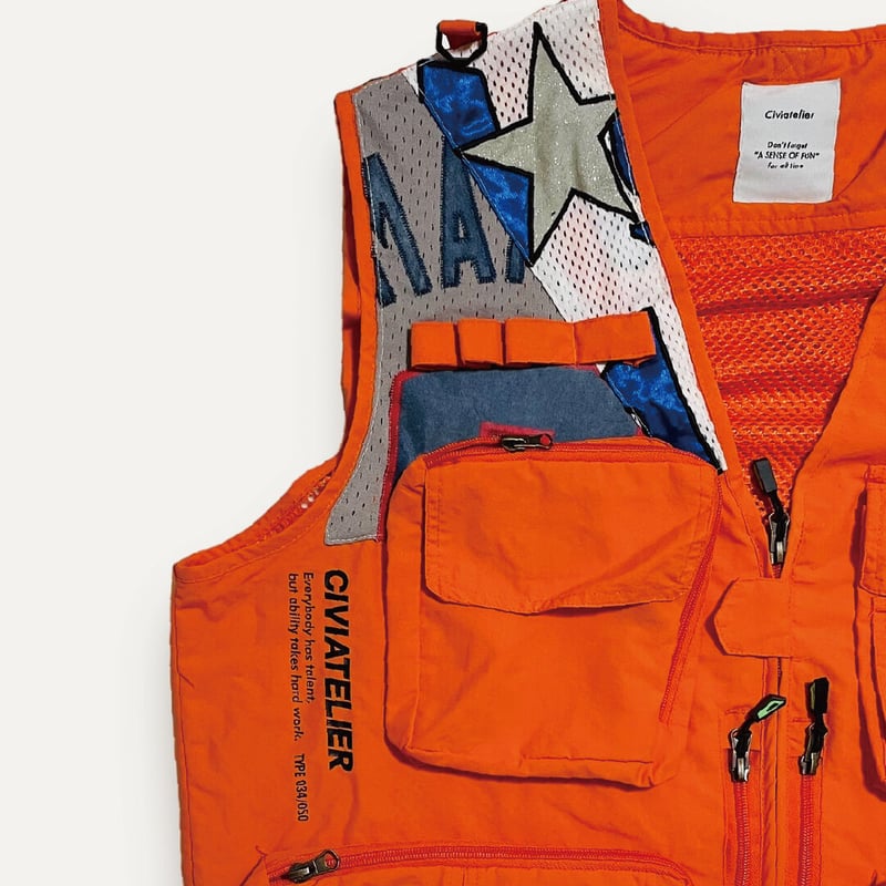 No.034 : ORANGE L 】NBA JERSEYS REMAKE FISHERM