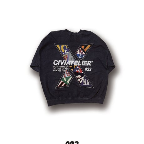 【No23:NAVY XL】10TH ANNIVERSARY CHOICE IS YOURS NBA REMAKE CREWNECK