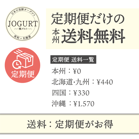 【お得な定期便】毎日続ける＊醸グルト～酒粕ヨーグルト[350×5P]の定期便コース