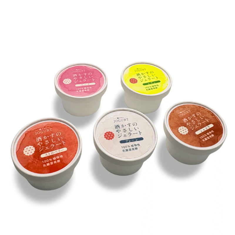 ギフトBOX入り】酒かすのやさしいジェラート ギフト 6個入り | Hacco