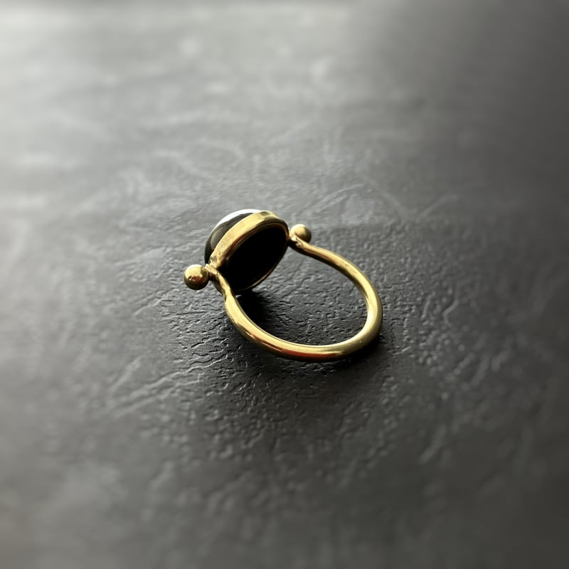 銀河のオブシディアン] ring | jewelry MARINA