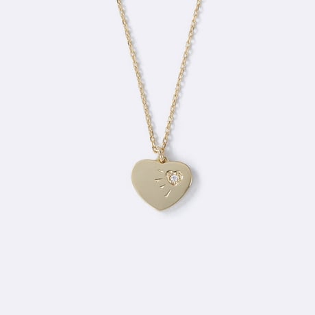 Luck Heart Necklace K18