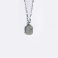 Luck Square Mini Necklace K18WG