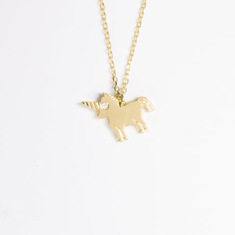 Luck Unicorn Necklace K18