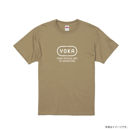 YOKA プリントTシャツ＜サンドカーキ＞