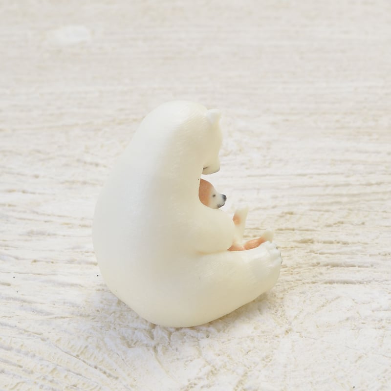 しろくまフィギュア(だっこ) | 11020 Lab しろくまフィギュア(だっこ) | 11020 Lab
