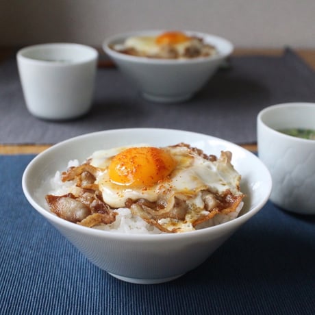 雷紋模様ラーメンどんぶり（小）