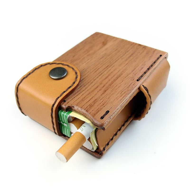 木&革製タバコケースわかば専用 | LIFE