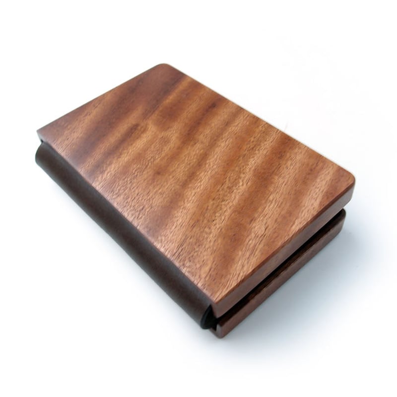 for card case12 木と革の名刺入れ | LIFE