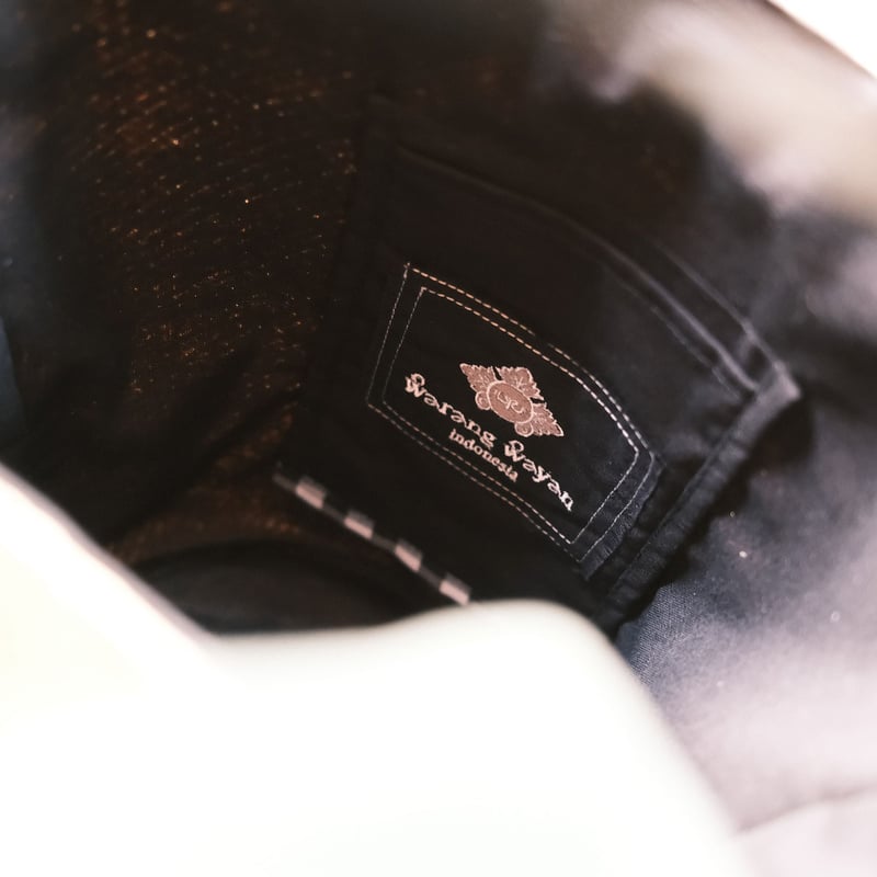 warang wayan ワランワヤン FUTO ラタン革手バスケット M ディープ