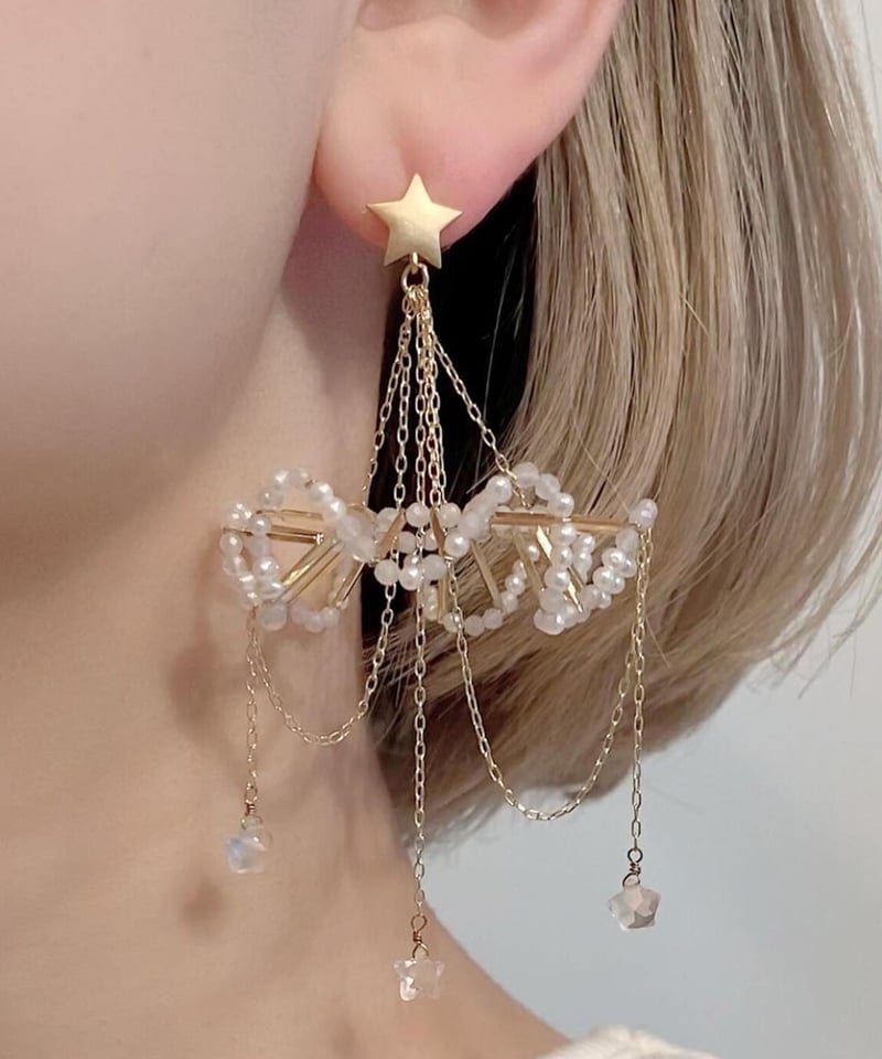 シャンデリアフリルピアス | C.A.D. Tokyo official online store シャンデリアフリルピアス | C.A.D. Tokyo official online store