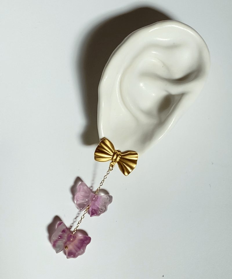 swing ribbon ピアス | C.A.D. Tokyo official online swing ribbon ピアス | C.A.D. Tokyo official online