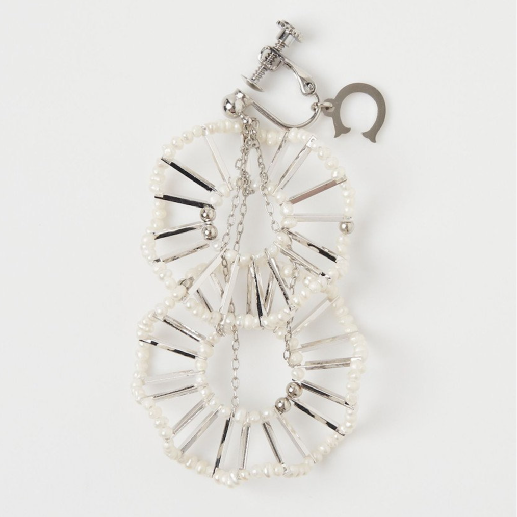 シャンデリアフリルピアス・イヤリング / ダブル | C.A.D. Tokyo シャンデリアフリルピアス・イヤリング / ダブル | C.A.D. Tokyo