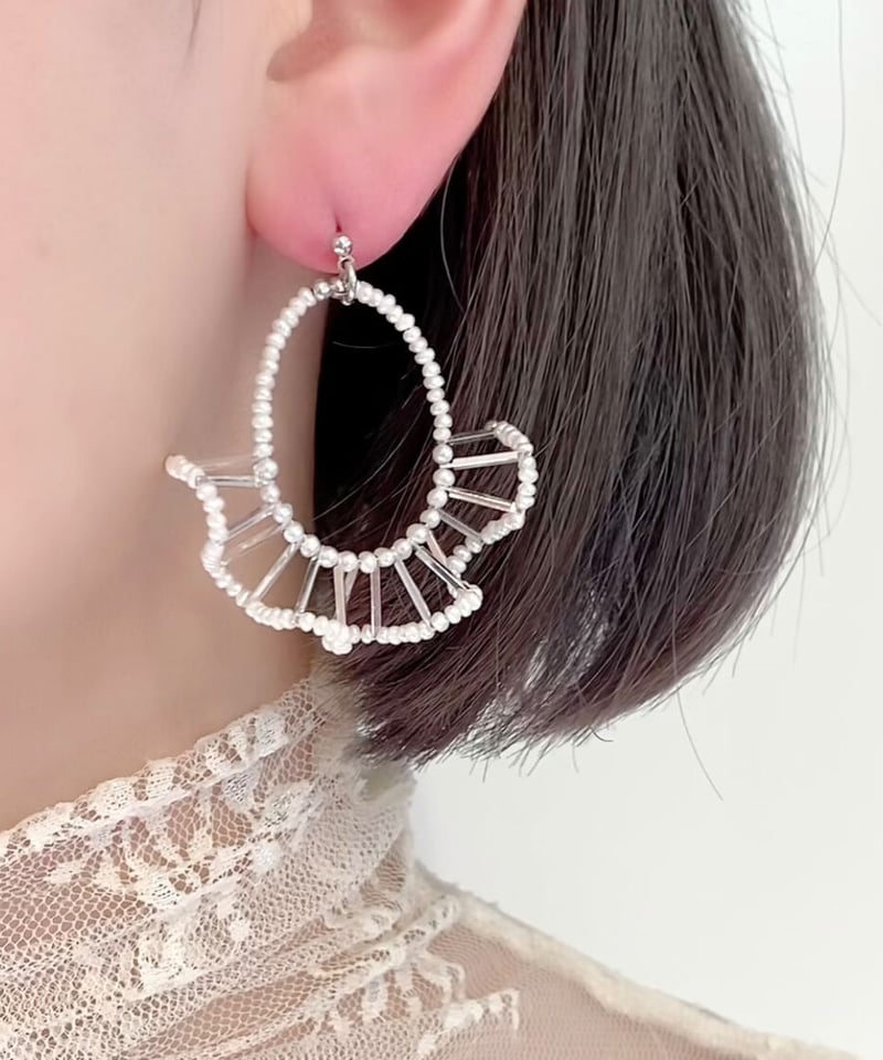 drama cad Tokyo ショート フリル ピアス drama cad Tokyo ショート フリル ピアス