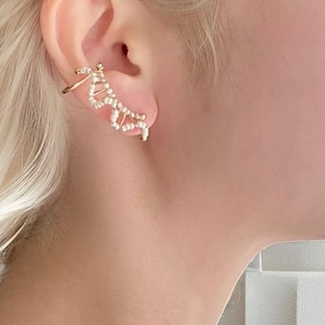 my tiny frill earring〈ピアスタイプ〉