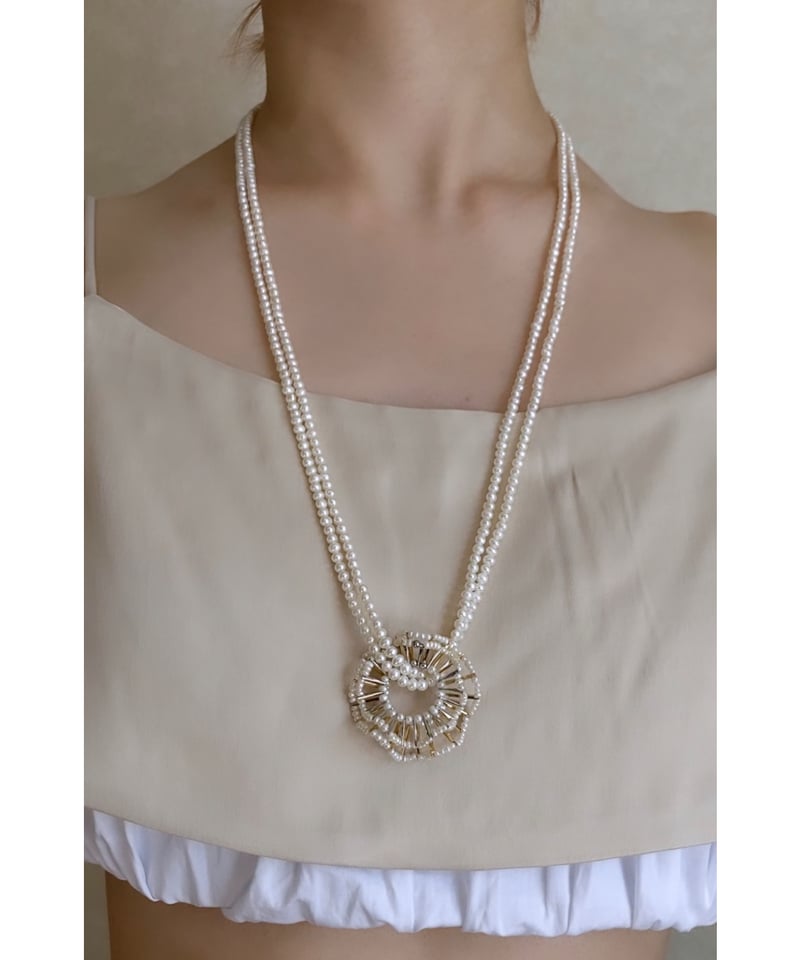 ロングパールネックレス/140cm | C.A.D. Tokyo official onlin ロングパールネックレス/140cm | C.A.D. Tokyo official onlin
