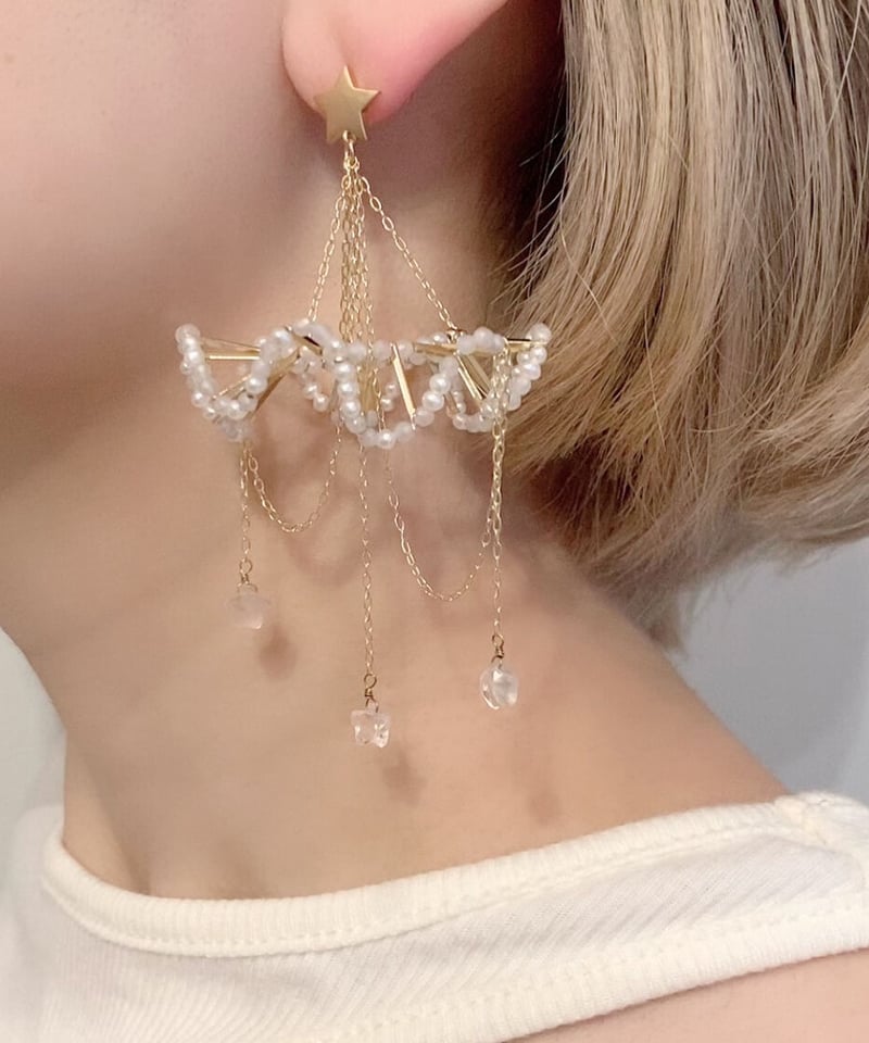 アジアンカラー♡シャンデリアピアス アジアンカラー♡シャンデリアピアス - ピアス
