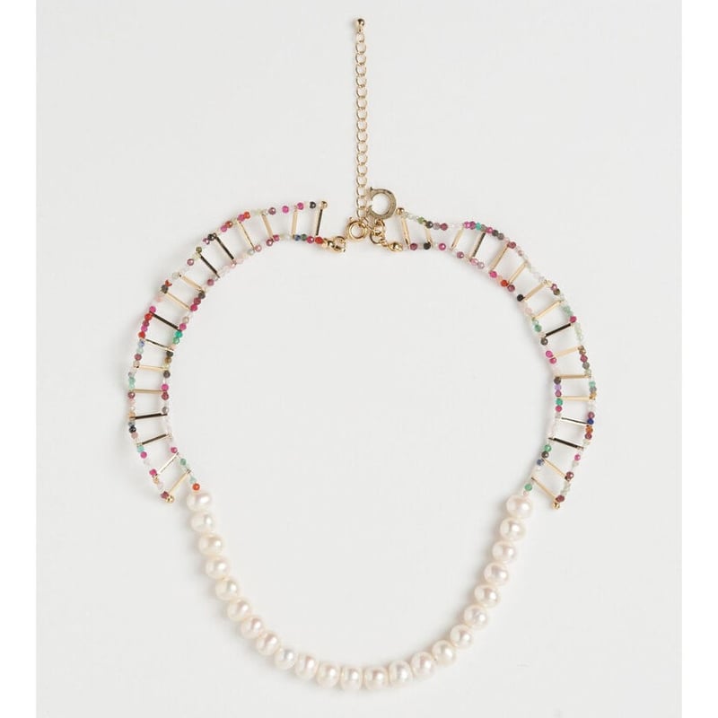 バックフリルネックレス / 天然石 | C.A.D. Tokyo online store