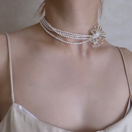 ロングパールネックレス/140cm