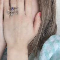 フリルビーズネックレス / ビーズ / ゴールド・シルバーロング