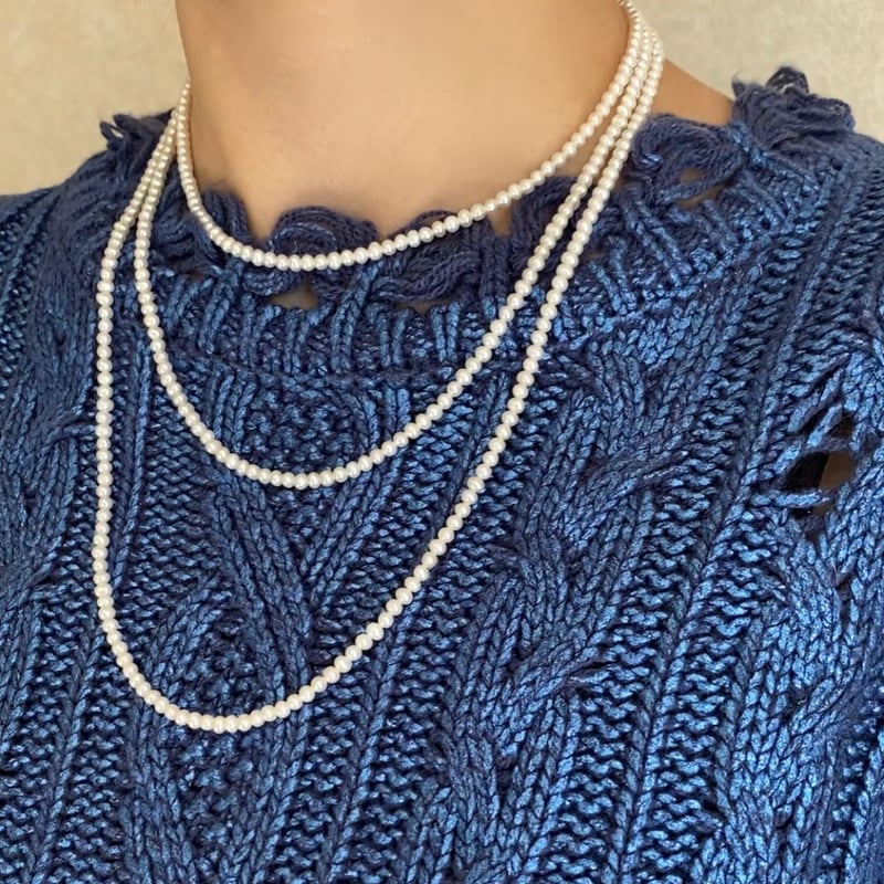ロングパールネックレス/140cm | C.A.D. Tokyo online store