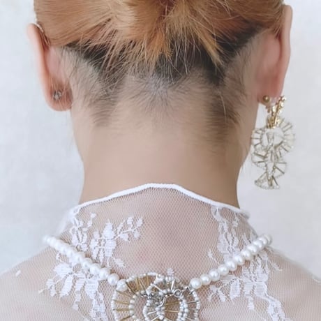 パールネックレス/38cm