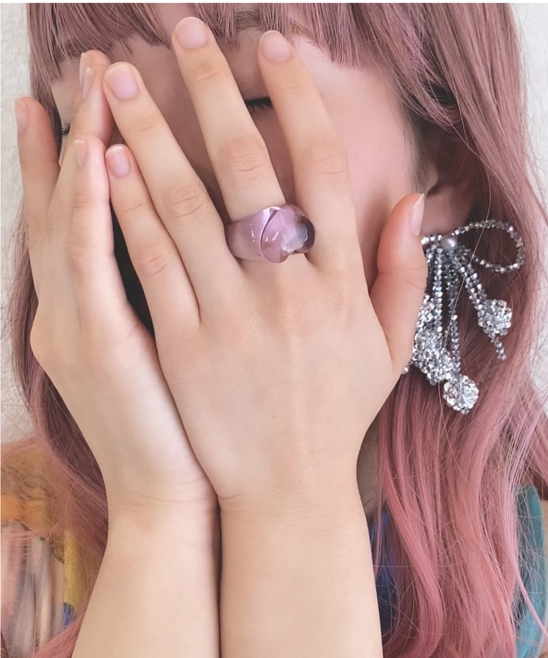 bon bon ribbon ピアス・イヤリング/片耳 | C.A.D. Tokyo offi bon bon ribbon ピアス・イヤリング/片耳 | C.A.D. Tokyo offi