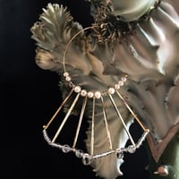 フリルビーズネックレス / ビーズ / ゴールド・シルバーロング