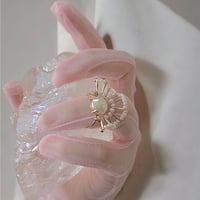 【CAD】フリルネックレス ビーズネックレス ビーズ ゴールド　パーティー フリルビーズネックレス / ビーズ / ゴールド・シルバーロング