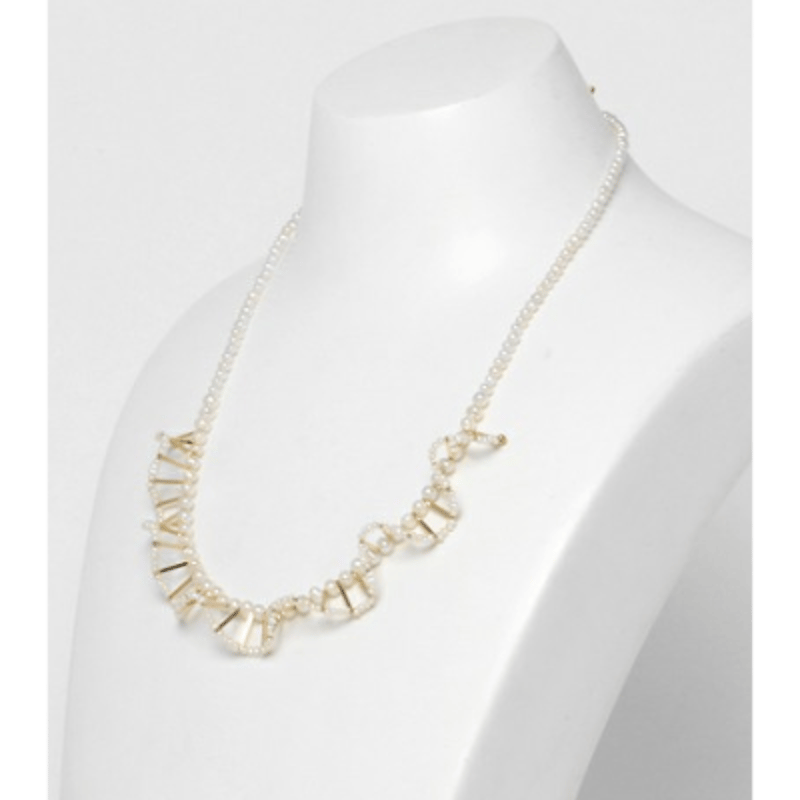 プチフリルパールネックレス | C.A.D. Tokyo online store