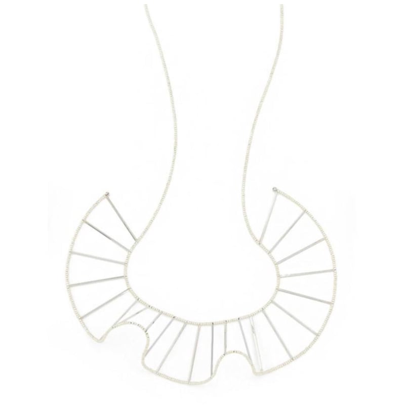 【CAD】フリルネックレス ビーズネックレス ビーズ ゴールド　パーティー CAD】フリルネックレス ビーズネックレス ビーズ ゴールド