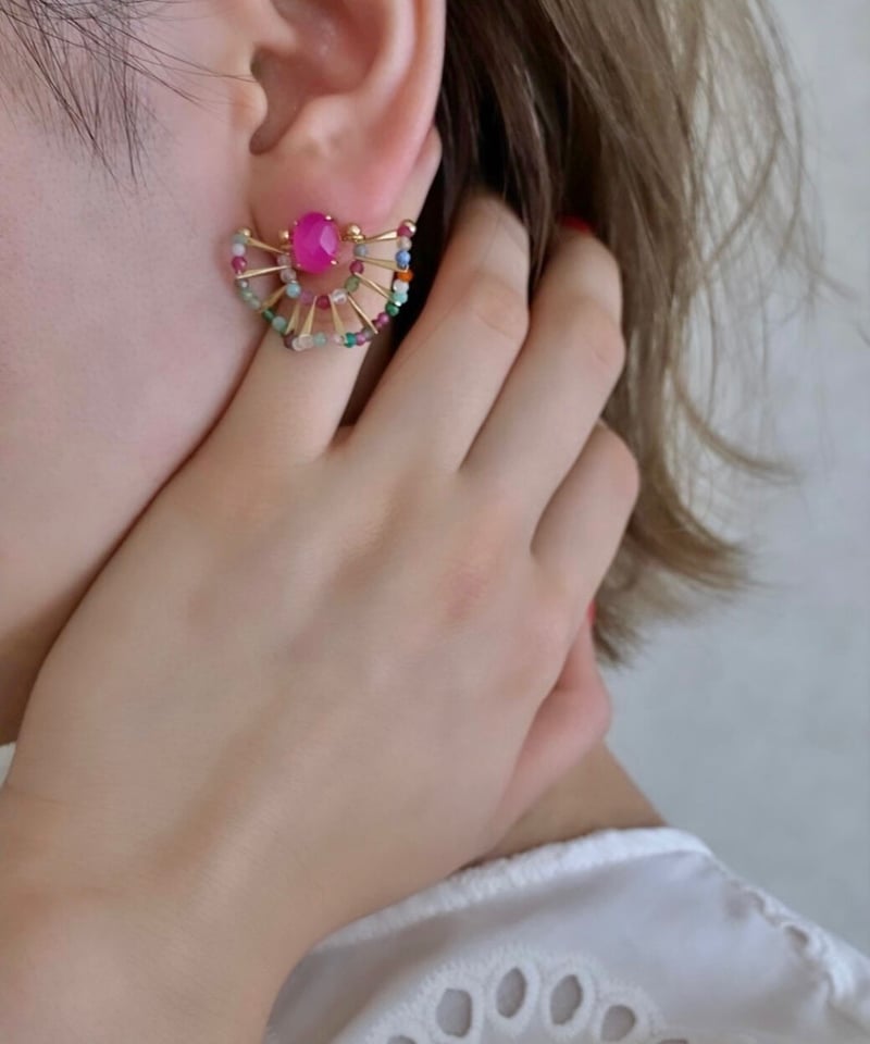 フリルピアス/bijou | C.A.D. Tokyo official online store フリルピアス/bijou | C.A.D. Tokyo official online store