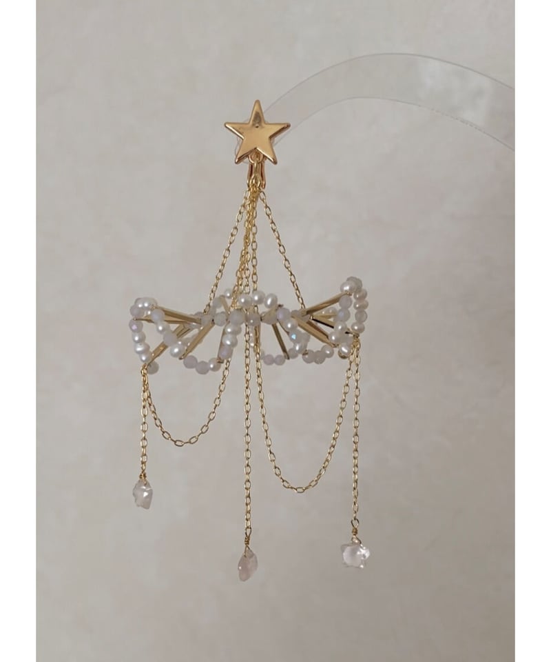 シャンデリアフリルピアス | C.A.D. Tokyo official online store シャンデリアフリルピアス | C.A.D. Tokyo official online store