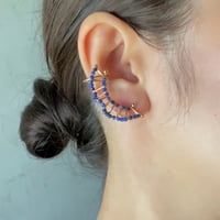 フリルビーズネックレス / ビーズ / ゴールド・シルバーロング