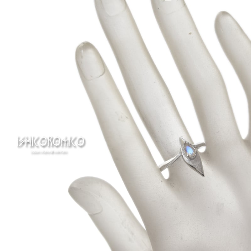 アンデシン-ラブラドライトのリング | 手磨き天然石のお店-イシコロミコ