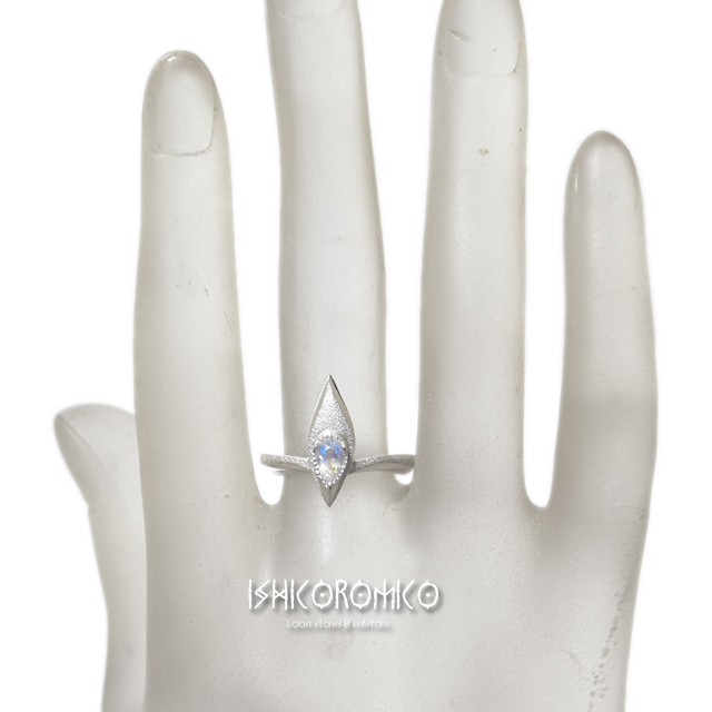 アンデシン-ラブラドライトのリング | 手磨き天然石のお店-イシコロミコ