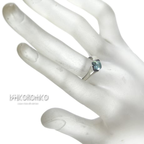 アクアマリンのリング