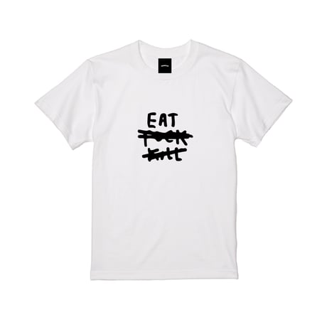 【EAT GRAPHIC T White】