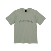 MAMFDAD Arch Logo T-shirts Light Green
