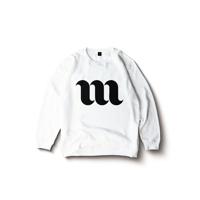 m Logo Sweat White