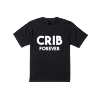 CRIB FOREVER T-shirts　BLACK