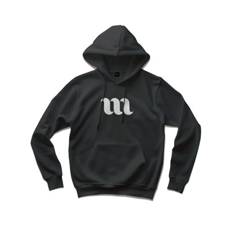 m Logo Hoodie Black